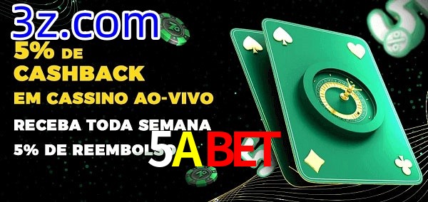 Promoções do cassino ao Vivo 5Abet